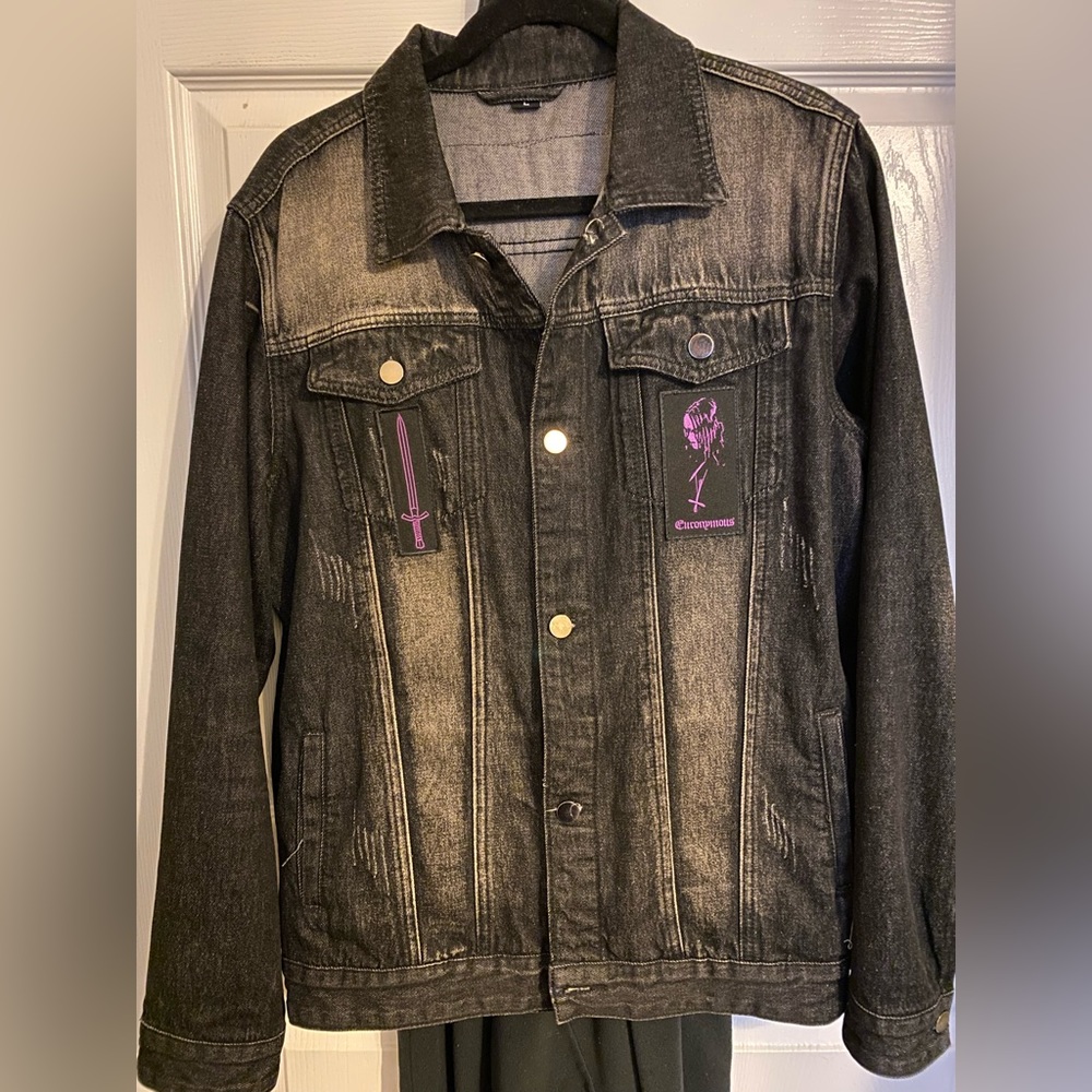 Custom Battle Vest. 4 Patches hand-sown. True Norwegian Black Metal